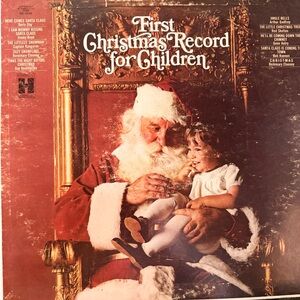 FLASH SALE until 8PM!! RARE VINTAGE First Christmas Record for Children Vinyl